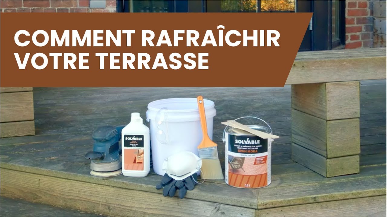 Comment appliquer des produits de préservation du bois sur votre terrasse avec Solvable™